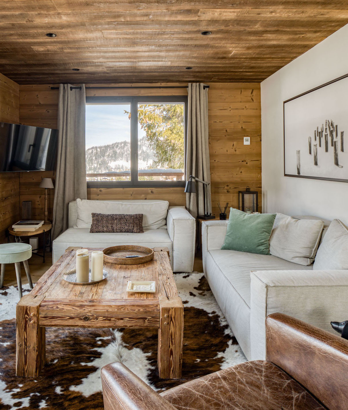 Chalet Rochebrune salon